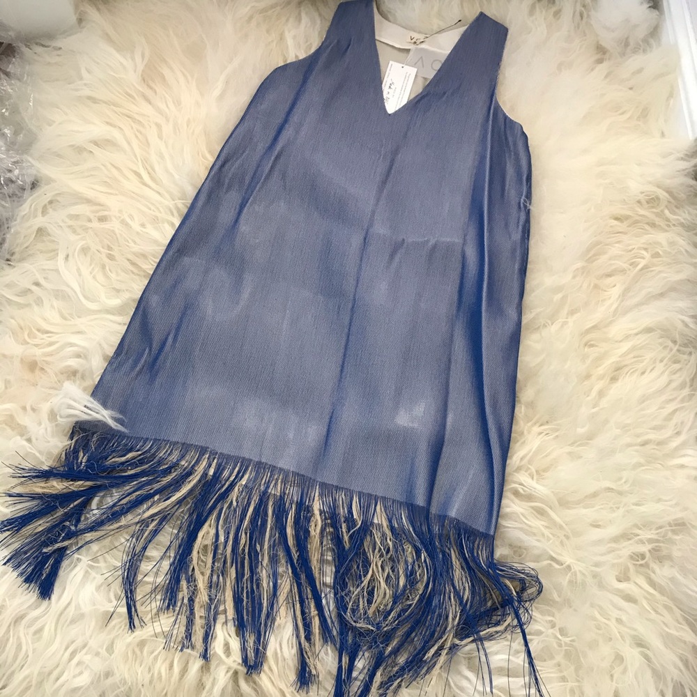 VOZ Fringe Sleeveless Dress
